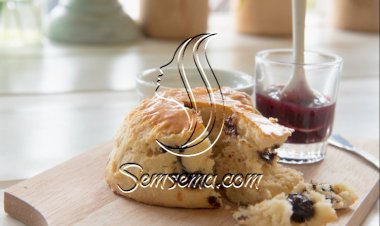 سكونز الشوكولاتة بالجوز