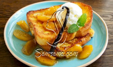 فرينش توست بالتفاح للفطور