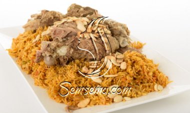 الأرز البخاري باللحم