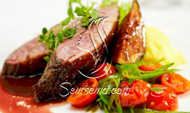 ستيك مشوي بالطماطم للرجيم