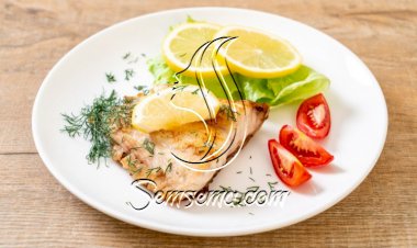 سمك فيليه مع الشبت والليمون بالفرن للرجيم