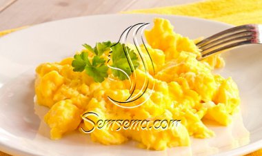 بيض مخفوق بالحليب