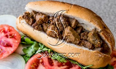 ساندويش الكبدة المقلية