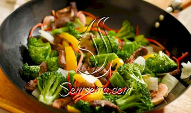 لحم بالخضار على الطريقة الآسيوية للرجيم