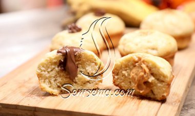 كب كيك الموز وجبة صحية لأطفالك بالفيديو