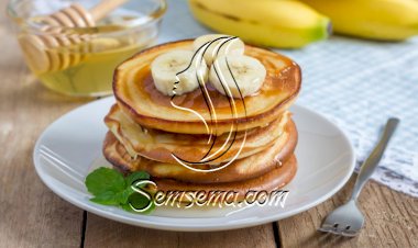 بان كيك بالموز سريع للفطور