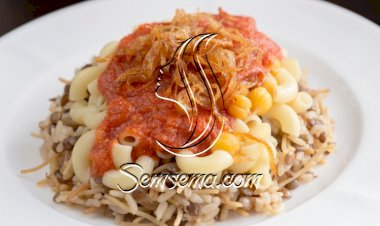 الكشري المصري الوصفة الأصلية