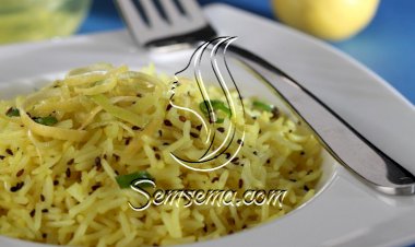 الأرز بالليمون