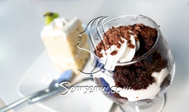 كيكة الكابتشينو الباردة