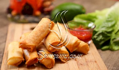 رولات البيتزا المقلية بالفيديو