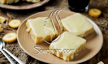 كيك الموز بزبدة الفول السوداني