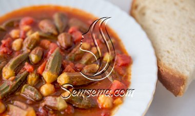 بامية باللحم والطماطم