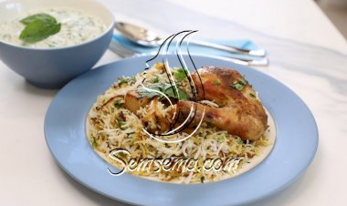برياني الدجاج بالفيديو