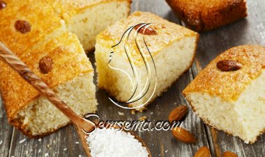 بسبوسة بالزبادي والجوز