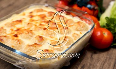 صينية البطاطس باللحم والخضار بالفيديو