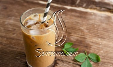 لاتيه القهوة البارد