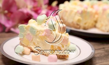 كيكة المارشميلو بالفيديو