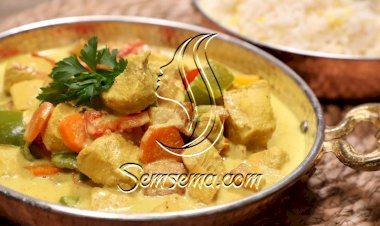 الدجاج بحليب جوز الهند بالفيديو