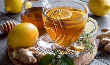 مشروب الزنجبيل بالليمون والعسل الصحي