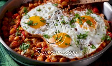 شكشوكة بالحمص للفطور