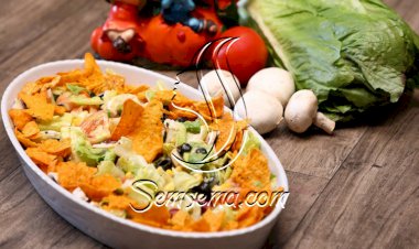 سلطة الدوريتوس بالفيديو