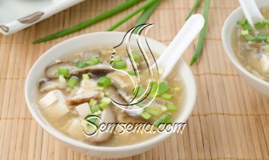 شوربة الفطر بالدجاج الصحية للرجيم