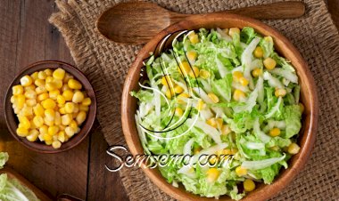 سلطة الخس بالذرة