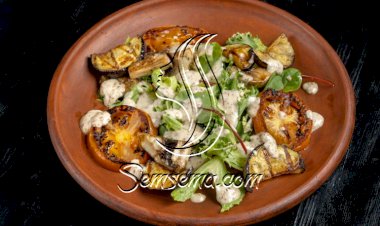 سلطة الباذنجان والبطاطس