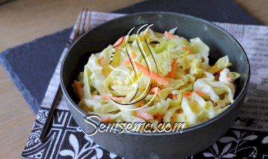 سلطة الملفوف بالمايونيز