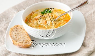 شوربة الشوفان بالشعيرية