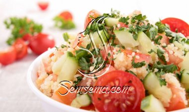 سلطة الكسكس بالخضار للرجيم