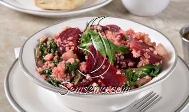 سلطة الكينوا بالشمندر