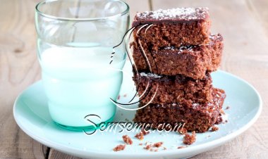 كيكة جوز الهند بالشوكولاتة