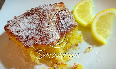 كيكة جوز الهند بالزبادي