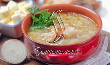 شوربة البصل والحليب