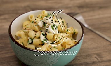 مكرونة بالجبنة البيضاء بالفيديو