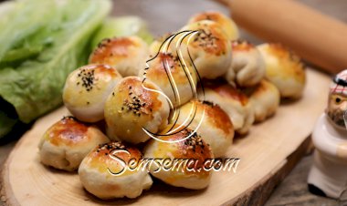 فطائر الجبن بالزعتر الأخضر بالفيديو