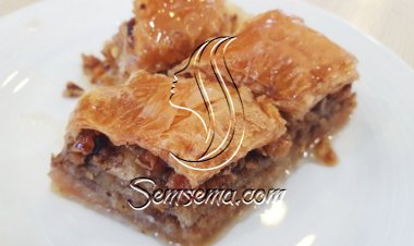 بقلاوة بالجوز والقرفة