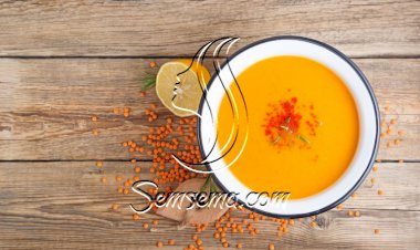 شوربة العدس بالجزر