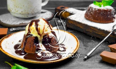 مولتن كيك بالشوكولاتة