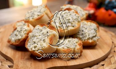 خبز الثوم بالجبنة بالفيديو