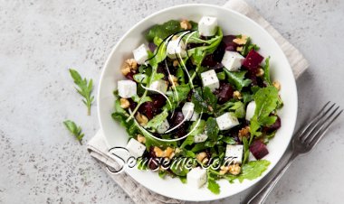 سلطة الجرجير والشمندر