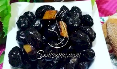 الزيتون الأسود بوصفة مغربية منزلية