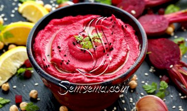 حمص الشمندر بالثوم