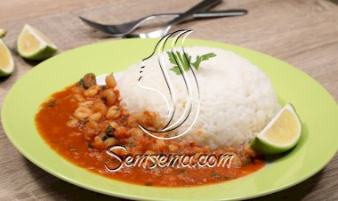 جمبري بالصلصة بالفيديو