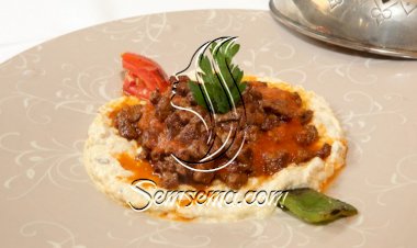 متبل باذنجان باللحم