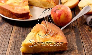 كيك التفاح مع القرفة سهل وسريع