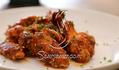 أجنحة الدجاج بالصوص الحار بالفيديو
