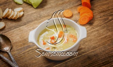 شوربة الخضار بالكريمة