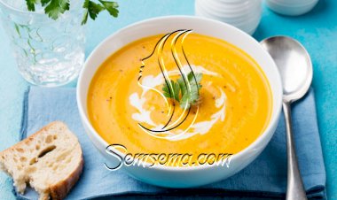 شوربة جزر بالكريمة